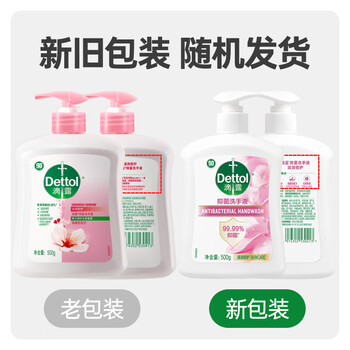 滴露(Dettol)洗手液抑菌消毒滋润500g+500g 补充装儿童家庭护手替换 滴露(Dettol)洗手液抑菌消毒滋润500g+500g 补充装儿童家庭护手替换