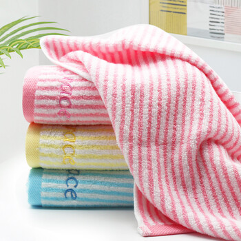 洁丽雅(Grace)新疆棉抗菌毛巾2条装半无捻绣花舒适纯棉洗脸毛巾 洁丽雅(Grace)新疆棉抗菌毛巾2条装半无捻绣花舒适纯棉洗脸毛巾