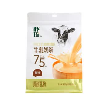 朴珍鲜牛乳奶茶内蒙早餐锡兰红茶0蔗糖冲饮速溶甜味奶茶粉20包400g