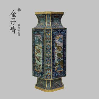 七宝焼 花瓶 唐物 清朝 掐丝珐琅 光緒年製 2026年最新】中国 七宝花瓶