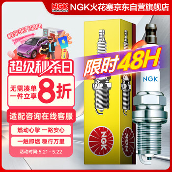 NGK镍合金火花塞LZKR6B-10E四支装悦动速迈逸行悦纳伊兰特风神A60A系