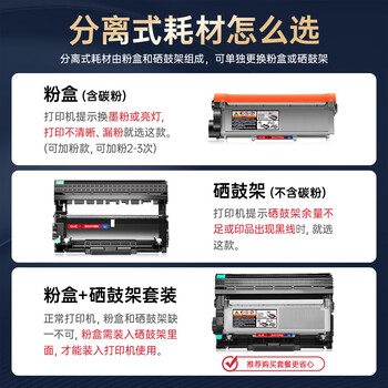 绘威M7400 Pro硒鼓适用联想M7400 Pro打印机专用墨粉盒硒鼓架套装 粉盒 墨盒