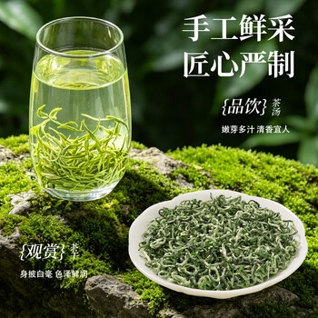 七春2026明前特级 苏州碧螺春 绿茶嫩芽新茶叶端午父亲节礼物200g