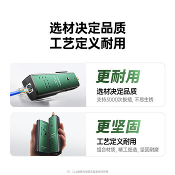 绿联网络寻线仪 多功能电话网线测线仪寻线器 测线查线仪查线器 60V耐压防烧巡线仪通断器套装 10951 绿联网络寻线仪 多功能电话网线测线仪寻线器 测线查线仪查线器 60V耐压防烧巡线仪通断器套装 10951