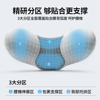 佳奥 腰枕床上腰垫腰托腰间盘垫腰肌劳损睡眠垫孕妇腰垫靠垫腰靠