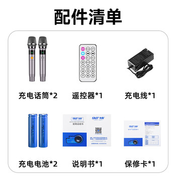 先科户外广场舞拉杆便携音响超大音量大功率移动蓝牙会议音箱k歌12吋重低音演讲带话筒SA-122 X