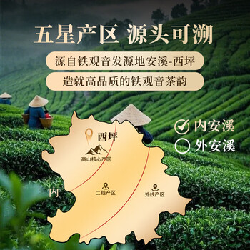 传奇会乌龙茶 安溪铁观音 浓香型特级500g茶叶2026新茶礼盒装父亲节送礼