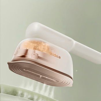 美的（Midea）手持挂烫机【增压速熨 】除菌除螨 干爽不湿衣 90°旋转手柄 迷你挂烫机便携小云朵电熨斗 YBJ12JD