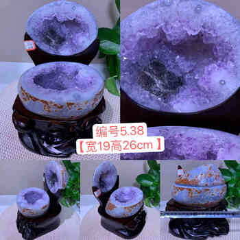 天然玛瑙紫水晶聚宝盆品牌及商品- 京东