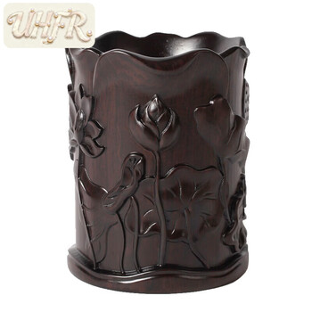 紫檀雕刻笔筒品牌及商品- 京东