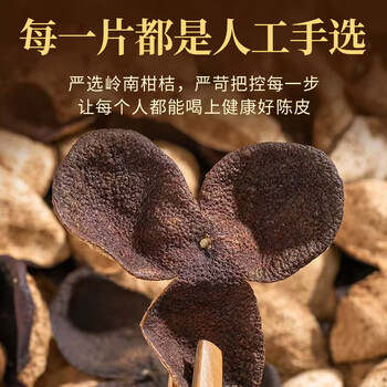 醉君怀正宗广东特产老陈皮八年老品牌老树陈皮干煲汤泡水泡茶喝200g