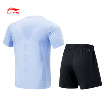 李宁（LI-NING）李宁乒乓球羽毛球服夏季训练赛比赛运动速干套装透气吸湿