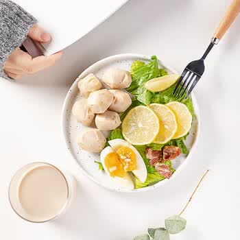 oday 低脂即食鸡胸肉丸 高蛋白鸡肉丸子 健身轻食材料 360g