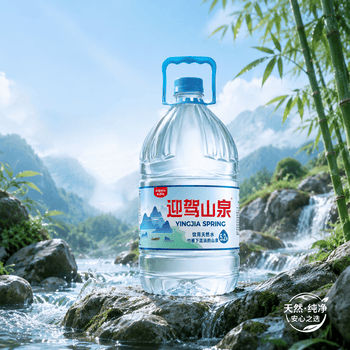 野岭 剐水竹根水5.2L*4桶迎驾山泉大桶整箱弱碱性饮用天然矿物山泉水
