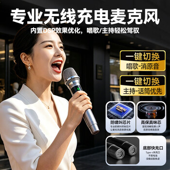 先科户外广场舞拉杆便携音响超大音量大功率移动蓝牙会议音箱k歌12吋重低音演讲带话筒SA-122 X