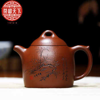 定番のお歳暮＆冬ギフト 近現代・紫砂壺・獎杯壺・朱可心・原礦紫泥・茶具・茶道品』極細 施釉陶