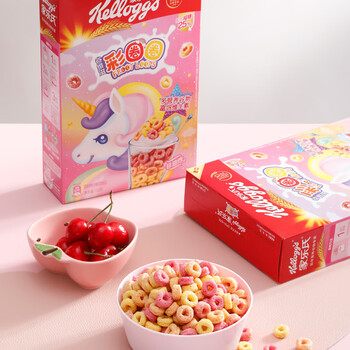 家乐氏(Kellogg)进口谷维滋彩圈圈285g儿童学生营养谷物脆麦片冲泡即食早餐代餐 家乐氏(Kellogg)进口谷维滋彩圈圈285g儿童学生营养谷物脆麦片冲泡即食早餐代餐