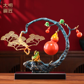 招财铜金蟾摆件品牌及商品- 京东