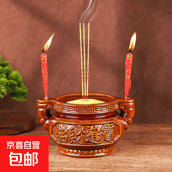 三足双耳熏香炉- 京东