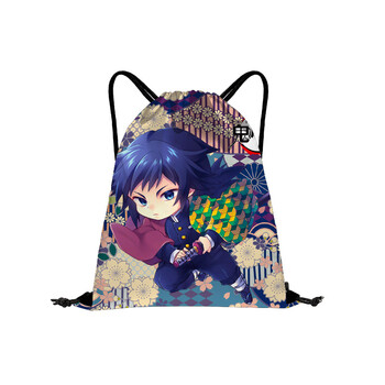鬼灭之刃火影龙珠海贼王动漫二次元单肩双肩束口袋抽绳包运动学生 q义