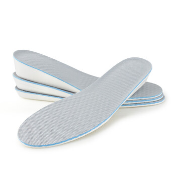 狄夫人发泡网面增高鞋垫男士女式增高垫隐形运动内增高鞋垫全垫舒适