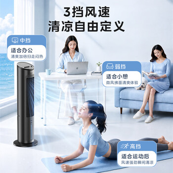 美的(Midea)【冰爽香风】加湿制冷家用空调扇净化冷风扇水冷无叶塔扇落地冷风机轻音冷风机制冷小空调 AAF10MB 美的(Midea)【冰爽香风】加湿制冷家用空调扇净化冷风扇水冷无叶塔扇落地冷风机轻音冷风机制冷小空调 AAF10MB