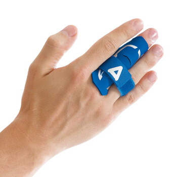 AQ手指固定保护指套运动篮排球护具蓝色加压款B30922L/XL单只装 AQ手指固定保护指套运动篮排球护具蓝色加压款B30922L/XL单只装