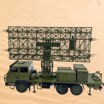 04e型雷达车模型新型仿真合金静态摆件1:30仿真