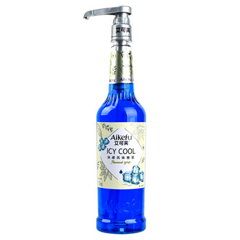 艾可芙冰感风味糖浆750ml冰吸生椰拿铁凉感糖浆奶茶咖啡店鸡尾酒调酒