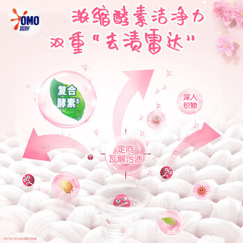 奥妙（OMO）樱花洗衣凝珠400g 50颗+金龙鱼精炼一级大豆油1.8L 端午节日礼品