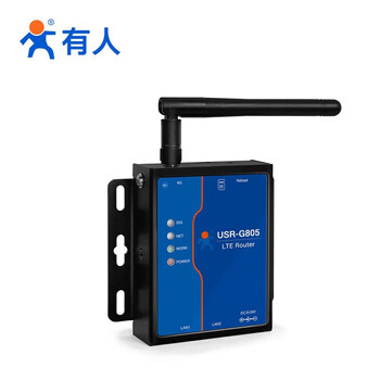 有人(LonHand) USR-G805c 工业级 4G 无线路由器免插卡全网通双网口 CPE 远程运维通讯设备 有人(LonHand) USR-G805c 工业级 4G 无线路由器免插卡全网通双网口 CPE 远程运维通讯设备