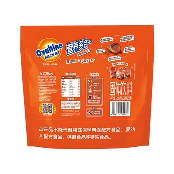 阿华田（Ovaltine）可可粉750g(30g*25)代餐巧克力粉牛奶烘焙咖啡冲饮伴侣固体饮料