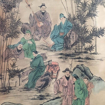 竹林七贤国画价格报价行情- 京东
