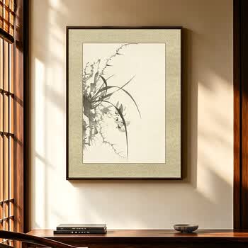 兰花水墨画品牌及商品- 京东
