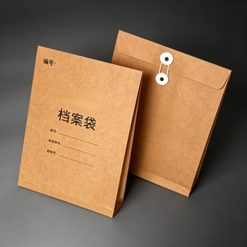 融银之汇（RYZH）0222 企业定制档案袋 进口牛皮纸250克加厚文件袋 印LOGO印字合同袋  100个/件