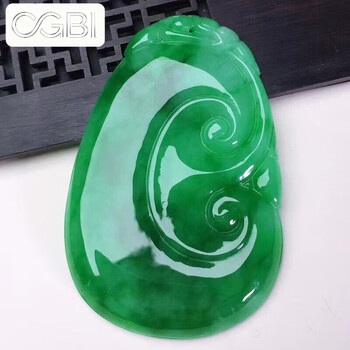 翡翠糯种满绿如意型号规格- 京东