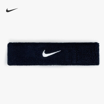 耐克（NIKE）运动发带止吸汗头带跑步导汗带篮球防汗头巾头箍束发带黑色