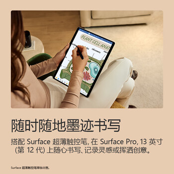 微软（Microsoft）新一代 Surface Pro 13英寸（第12代）二合一笔记本电脑  骁龙 X2 Elite 16G 512G 沙漫金