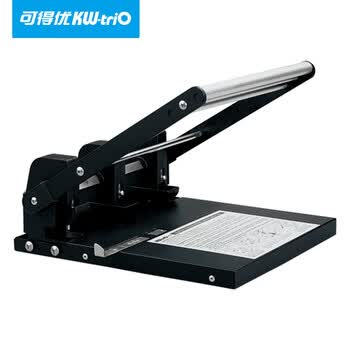 可得优（KW-triO） 931C 金属三孔打孔机 6mm 孔径 12mm 进纸深度 可调孔距 办公手动款 单次可打 150 张