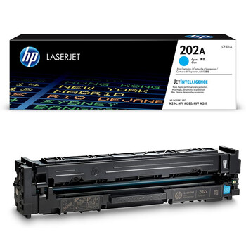惠普（HP）202a硒鼓CF500A原装硒鼓(适用惠普M281FDW硒鼓 M254dw M254NW M280NW M281FDN打印机硒鼓)【CF501A青鼓】
