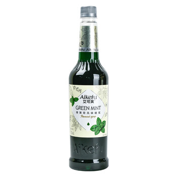 艾可芙薄荷风味糖浆750ml薄荷奶绿奶茶咖啡柠檬茶气泡水鸡尾酒调酒