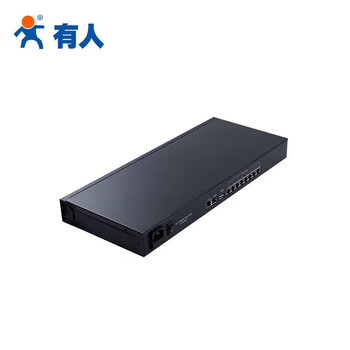 有人（LonHand） USR-N668 工业级多串口服务器8口机架式串口转网口232/422/485转以太网  