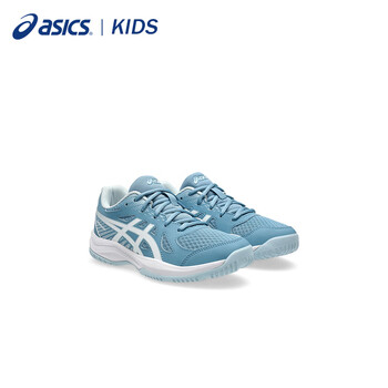 亚瑟士（asics）舒适透气儿童羽毛球鞋室内运动鞋UPCOURT 6 GS 1074A045-401  33 