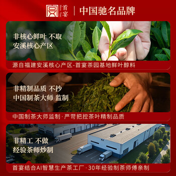 首宴特级安溪铁观音乌龙茶500g清香型罐装口粮茶叶自己喝茶叶