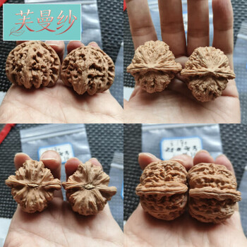 核桃文玩白狮子40图片- 京东