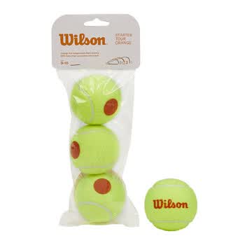 Wilson威尔胜青少年儿童训练网球低压缩网球耐磨Starter WRT137300