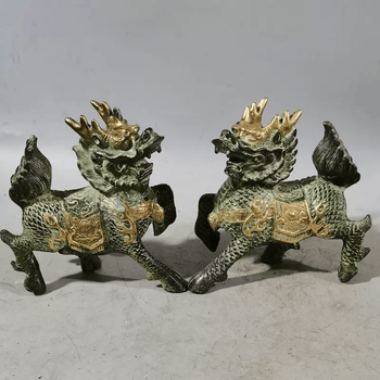 青铜麒麟摆件品牌及商品- 京东