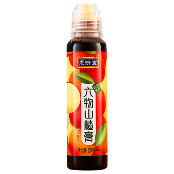 恩济堂六物山楂膏200g老北京特产药食同源滋补儿童宝宝非蜂蜜秋梨膏饮料