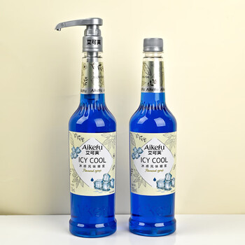 艾可芙冰感风味糖浆750ml冰吸生椰拿铁凉感糖浆奶茶咖啡店鸡尾酒调酒