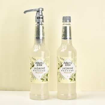 艾可芙茉莉花风味糖浆750ml咖啡拿铁奶茶调酒鸡尾酒调酒专用原料